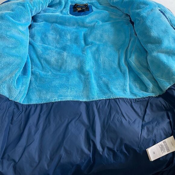 Mountain Hardwear Puffer Jacket Coat Womens Small Blue Down Filled Fleece Lined - Picture 9 of 14